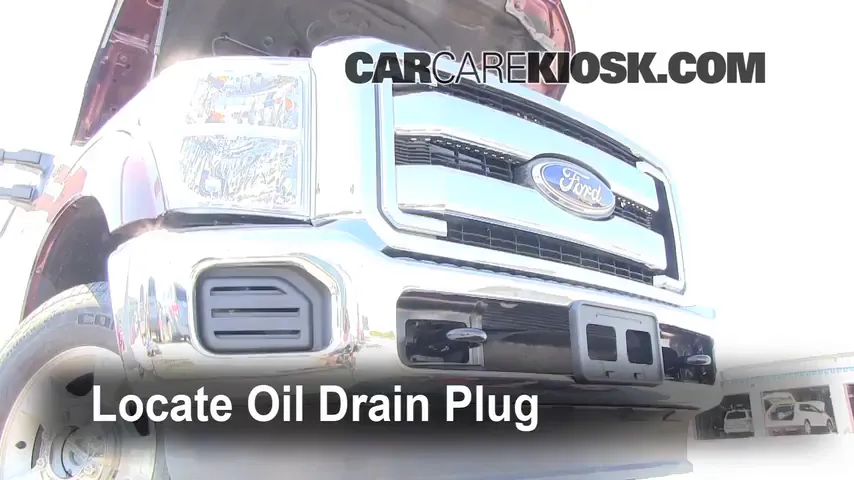 2011 Ford F-250 Super Duty XLT 6.2L V8 FlexFuel Standard Cab Pickup Oil Change Oil and Oil Filter